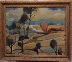 École espagnole (XX) - Campo impresionista, Antiquités & Art