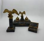 Inktpot (3) - Marmer, Brons, Gouden brons