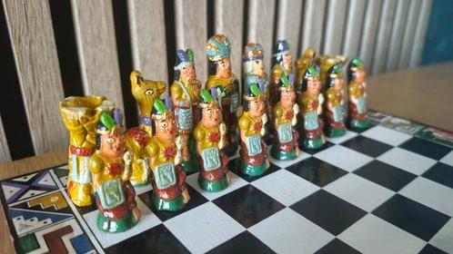 Schaakspel - Handmade - Klei, Antiek en Kunst, Curiosa en Brocante