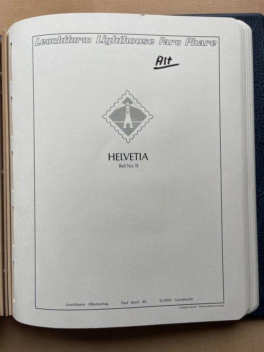 Zwitserland 1913/1995 - Verzameling in een Leuchtturm Album, Postzegels en Munten, Postzegels | Europa | België