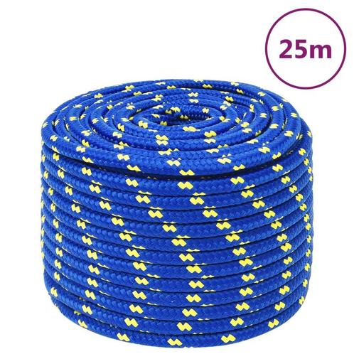 vidaXL Boottouw 14 mm 25 m polypropeen blauw, Doe-het-zelf en Bouw, IJzerwaren en Bevestigingsmiddelen, Nieuw, Verzenden