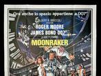 Roger Moore - James Bond - Spy movie poster - Moonraker -