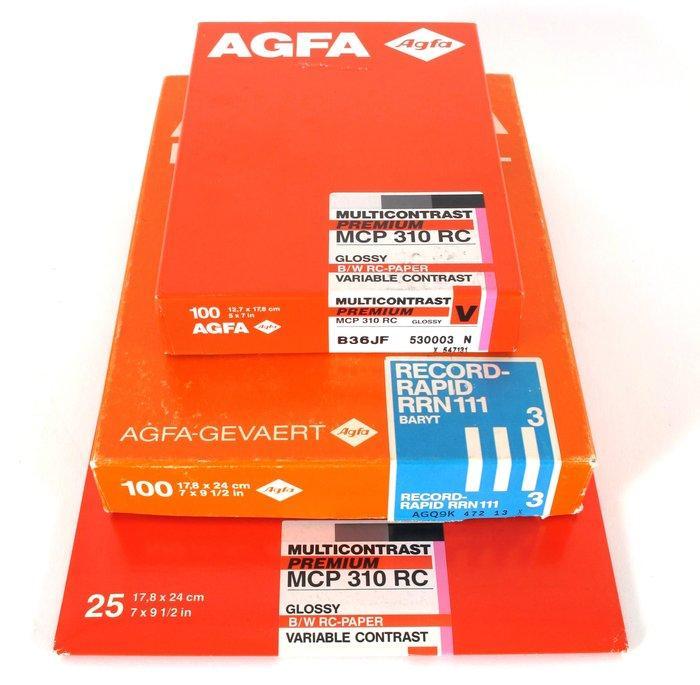 Agfa MCP 310 RC - B/W RC-Paper + Agfa RRN 111 Grade 3 +, Collections, Appareils photo & Matériel cinématographique