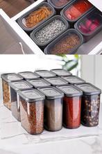 Set van 12 opbergbakjes Candice | Heritage, Huis en Inrichting, Keuken | Tupperware, Verzenden, Nieuw