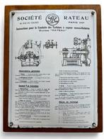 Emaille bord - 1903-1910 - Originele handleiding voor