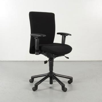 Interstuhl A112 bureaustoel, zwart, 2D armleggers, Ophalen of Verzenden