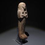 Oud-Egyptisch Terracotta Ushebti. Derde Intermediate