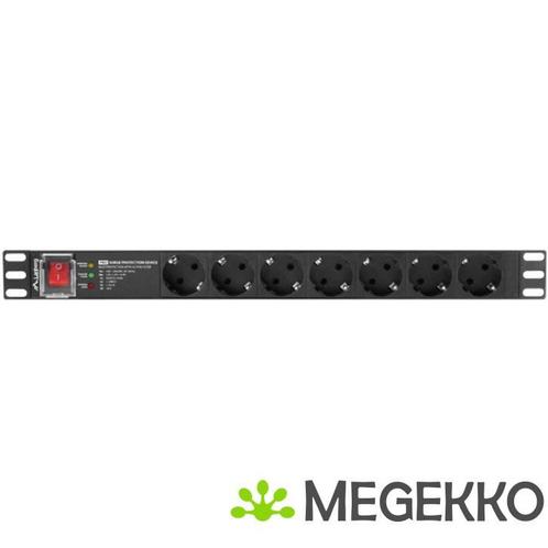 Lanberg PDU-PRO-07F-0200-BK energiedistributie 6, Computers en Software, Pc- en Netwerkkabels, Nieuw, Verzenden