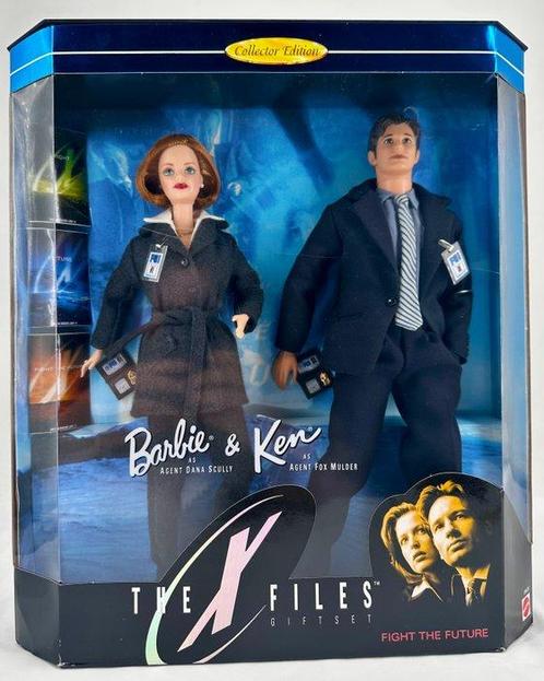 Mattel  - Barbiepop - The X-Files - Agents Scully and Mulder, Antiek en Kunst, Antiek | Speelgoed
