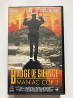 MANIAC COP 3 BADGE OF SILENCE (PLEASE READ REMARKS) (VHS), Gebruikt