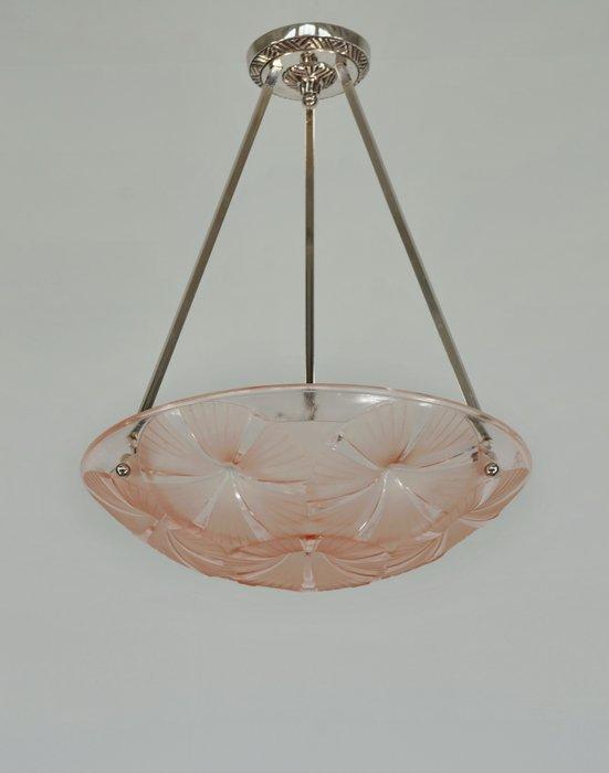 Hubens & Degué - Kroonluchter - Frans art deco hanglamp -, Antiek en Kunst, Curiosa en Brocante