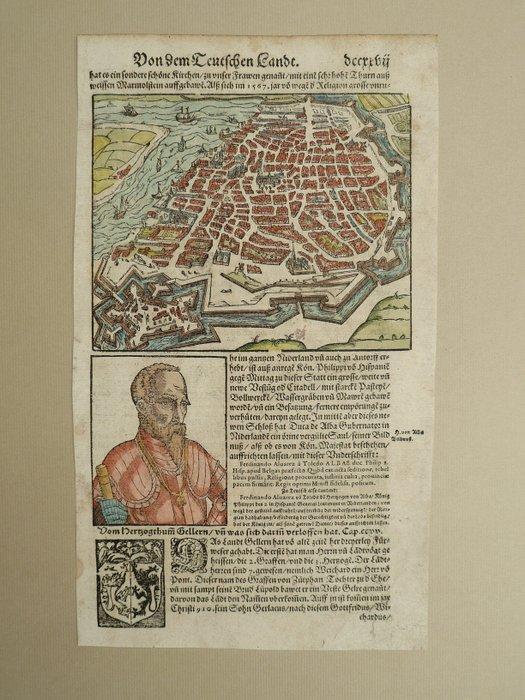 Europa - Belgium / Antwerpen; Sebastiaan Münster -, Boeken, Atlassen en Landkaarten