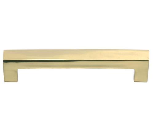 Meubelgreep Karé 128 mm messing ongelakt, Doe-het-zelf en Bouw, Hang- en Sluitwerk, Klink of Kruk, Nieuw, Overige materialen