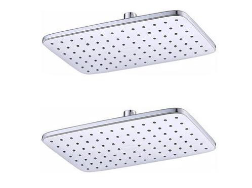 Veiling - 2x Beaux hoofddouche rechthoekig 29x18cm Port chro, Doe-het-zelf en Bouw, Sanitair, Nieuw