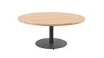 Taste by 4 Seasons Saba low dining tafel teak blad Ø 160 cm