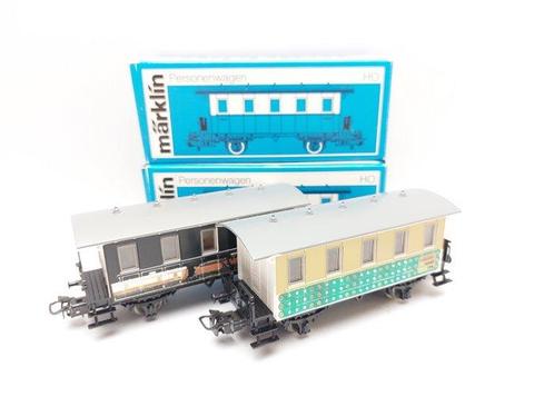 Märklin H0 - 90703/90704 - Transport de passagers - 2x, Hobby & Loisirs créatifs, Trains miniatures | HO