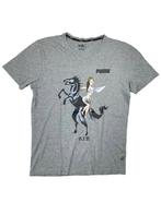 Puma T-Shirt (Horse design, reworked) Maat M, Ophalen of Verzenden