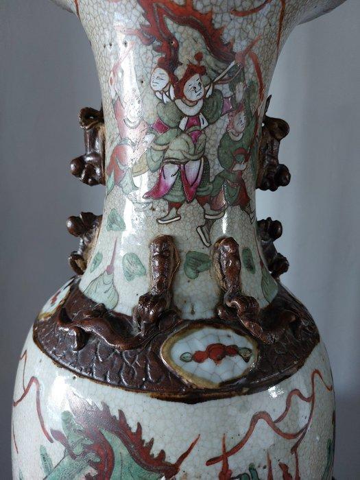 Vaas - Porselein - China - Grote vaas NANKING 59 cm, Antiek en Kunst, Antiek | Overige Antiek