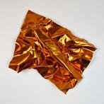 José Soler Art - Steel Silk. Orange (Wall Sculpture)