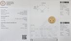 1 pcs Diamant (Natuurlijk gekleurd) - 0.35 ct - Peer - Fancy, Handtassen en Accessoires, Edelstenen, Nieuw