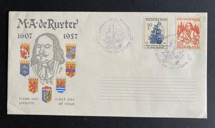 Nederland 1957 - FDC - De Ruyter - NVPH E30, Postzegels en Munten, Postzegels | Nederland