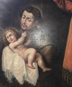 Italiaanse school (XVII) - San Antonio con el Niño, Antiek en Kunst