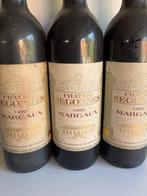 1990 Château Segonnes - Margaux - 3 Flessen (0.75 liter), Verzamelen, Nieuw