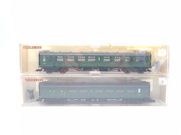 Fleischmann H0 - 5146/5148 - Modeltrein personenwagen (2) -, Hobby & Loisirs créatifs, Trains miniatures | HO