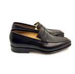 Paolo Scafora-UK 6-Black Pennyloafers-€1100 - Loafers -, Kleding | Heren, Schoenen, Nieuw