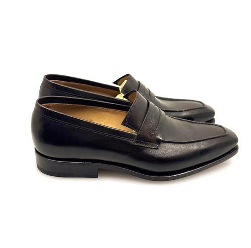 Paolo Scafora-UK 6-Black Pennyloafers-€1100 - Loafers -, Kleding | Heren, Schoenen