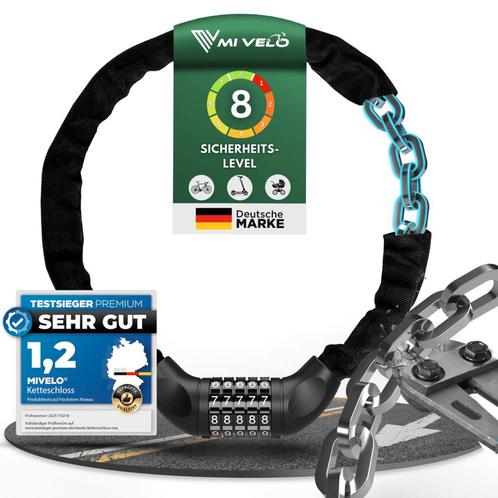 Tweedekans | MIVELO Fietsketting - Met Cijferslot - 90 CM -, Fietsen en Brommers, Fietsaccessoires | Overige Fietsaccessoires