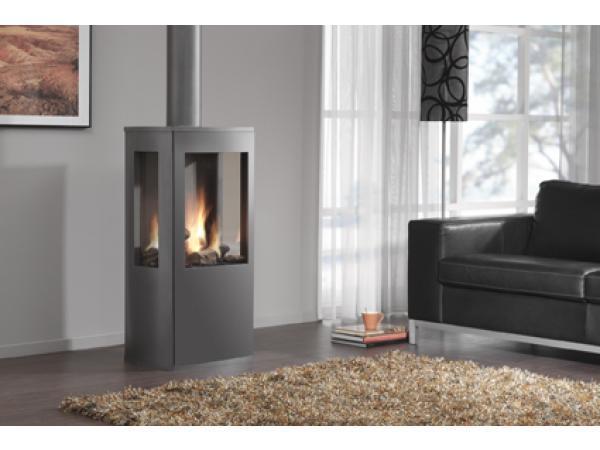 Veiling - Dru Trio gashaard showroommodel, Huis en Inrichting, Kachels, Gebruikt