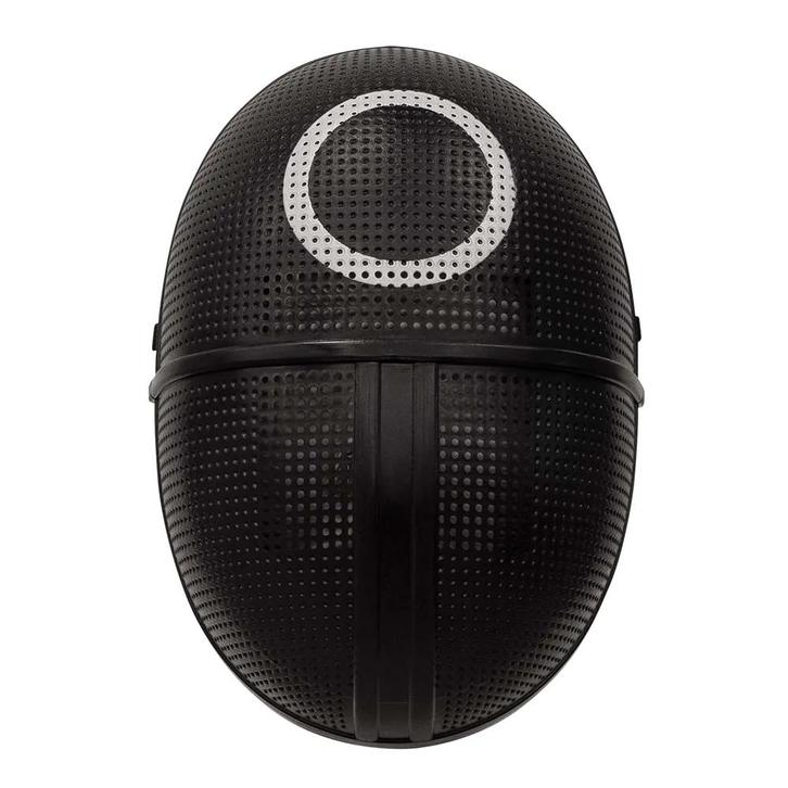 Masker Zwart Cirkel Squid Game, Hobby en Vrije tijd, Feestartikelen, Nieuw, Verzenden