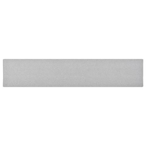 vidaXL Tapijtloper 80x400 cm lichtgrijs, Huis en Inrichting, Stoffering | Tapijten en Vloerkleden, Nieuw, Verzenden