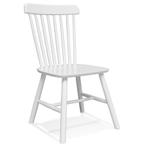 Chaise design 'MONTANA' en bois blanc - commande par 2 pièce