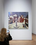 École belge (XX) - WInter in Brugge, Antiek en Kunst, Kunst | Schilderijen | Klassiek
