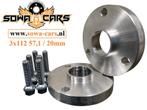 Spacers 20mm Smart Fortwo 3x112 57.1 4x100 60.1, Auto diversen, Tuning en Styling, Ophalen of Verzenden