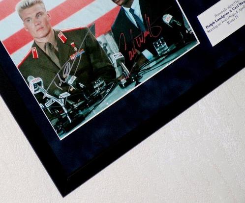Rocky - Dolph Lundgren & Carl Weathers (RIP) (Ivan Drago &, Verzamelen, Film en Tv