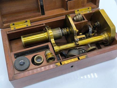 Monocular compound microscope - No.1178 - 1850-1900 -, Verzamelen, Foto-apparatuur en Filmapparatuur