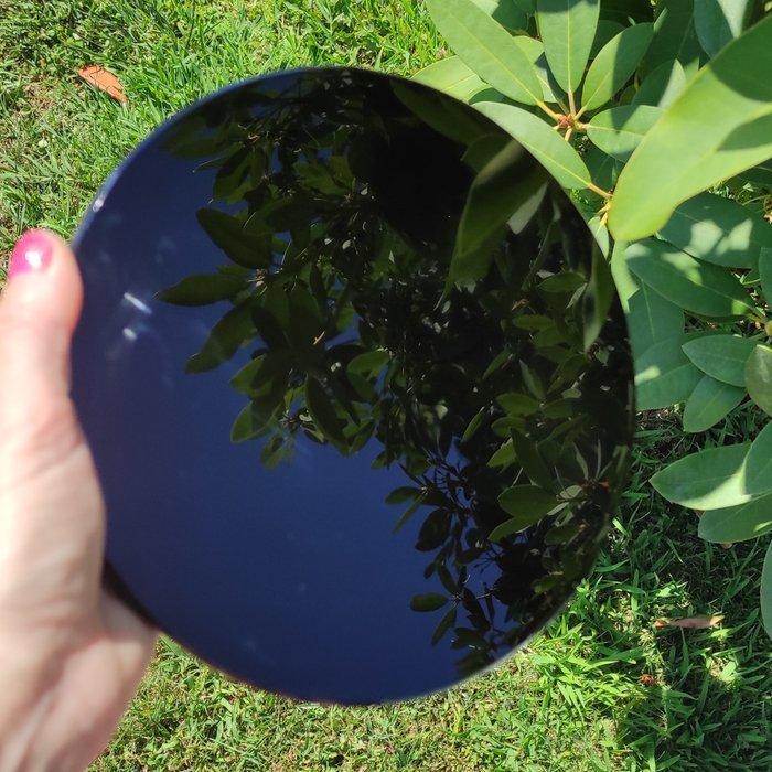 Obsidiaan spiegel - Hoogte: 17.5 11.14- 600 g - (1), Verzamelen, Mineralen en Fossielen