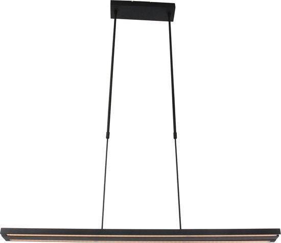 2dekans | Hanglamp Steinhauer Zelena LED - Zwart, Huis en Inrichting, Lampen | Hanglampen, Ophalen of Verzenden