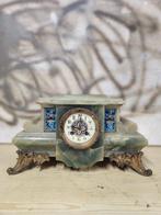 Klok - Marmer, Messing, Emaille - 1850-1900, Antiek en Kunst