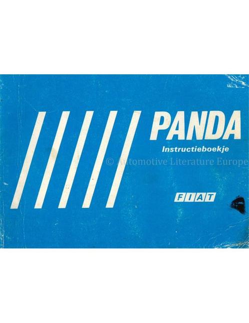 1990 FIAT PANDA INSTRUCTIEBOEKJE NEDERLANDS, Auto diversen, Handleidingen en Instructieboekjes