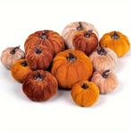 Vilten Pompoentjes Oranje 12 stuks per zak, Hobby en Vrije tijd, Nieuw