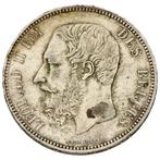 België. Leopold II (1865-1909). 5 Francs 1866 (1 stuk), Postzegels en Munten