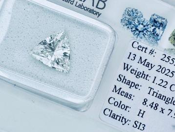 1 pcs Diamant (Naturelle) - 1.22 ct - Triangle - H - SI3 -