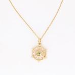 Halsketting - 18 karaat Geel goud Diamant (Natuurlijk) -, Handtassen en Accessoires, Kettingen, Nieuw