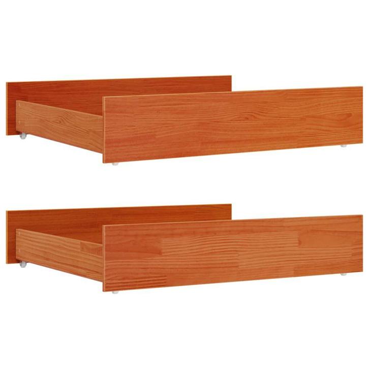 Bedlades Grenen Wasbruin - Retour Deal - 56% Korting!, Huis en Inrichting, Slaapkamer | Bedden, 90 cm, Overige maten, Bruin, Nieuw