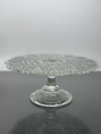 Plat à tarte - Verre - Plat à gâteau transparent, Antiquités & Art