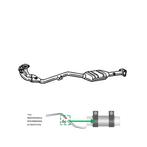 Katalysator voor Mercedes C180 / W203 / C180 / T203, Auto-onderdelen, Nieuw, Verzenden